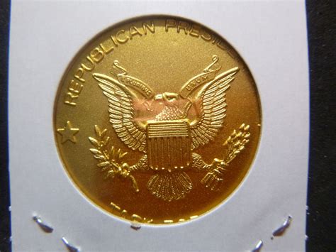 Ronald Reagan Medal Of Merit Republican President Token For Sale Buy