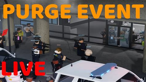 🔴roblox City Of Vancouver V2 Live Purge Event🎃 Youtube