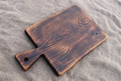 Old Rustic Cutting Board Wooden Serving Board Vintage