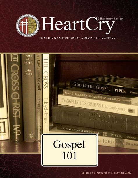 Gospel 101 Heartcry Missionary Society