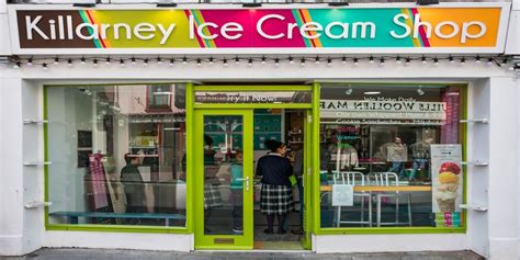 The shop has three flavours available. Killarney Ice Cream Shop - Killarney