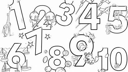 Coloring Numbers Number Pages Printable Grandparents Sheriff