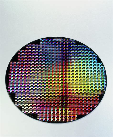 Semiconductor Wafer With Integrated Circuits 1 Photograph By Ed Young