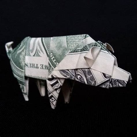 Pig Origami Dollar Bill Origami