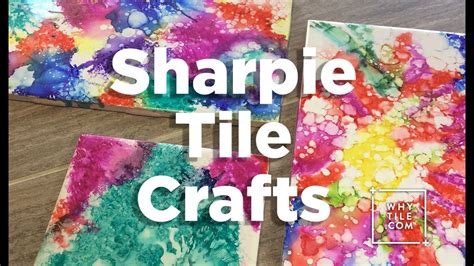 Diy Sharpie Tile Crafts Youtube