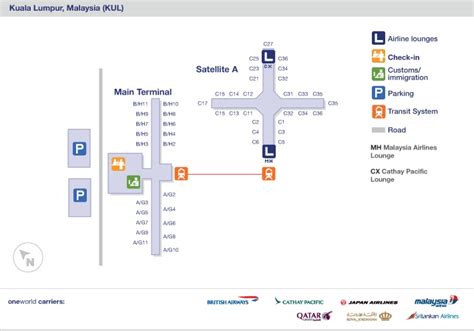 Klia Airport Map Klia Layout Plan Guide On Getting Around The Kuala