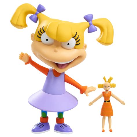 Nickelodeon Rugrats Poseable Angelica Figure Walmart