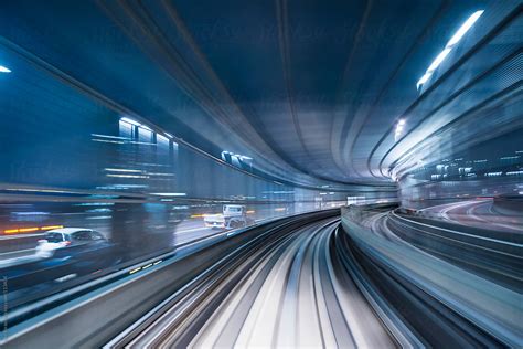 Speed And Motion In Tunnel By Stocksy Contributor Yuko Hirao Stocksy