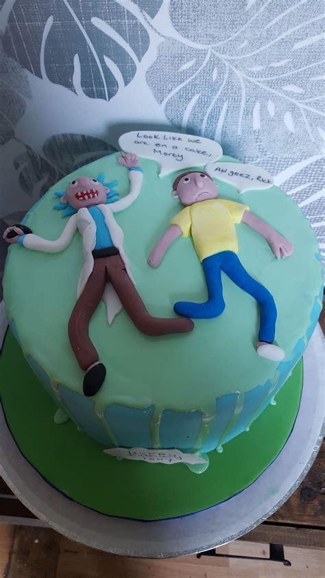 Rick and morty online full episodes. Rick and Morty drip cake | Drip cakes, Cake, Desserts