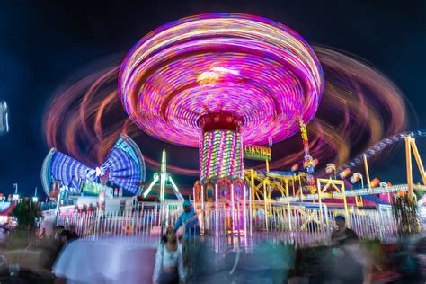 Swinger Ride At Night At The Orange County Fair Flickr