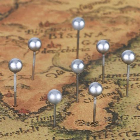 2020 Map Tacks Plastic Head Push Pins With Steel Point For Map And Cork