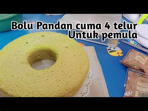 Bolu merupakan hidangan penutup atau camilan nikmat yang cocok disajikan kapan pun. Cara membuat bolu pandan 4 telur - YouTube