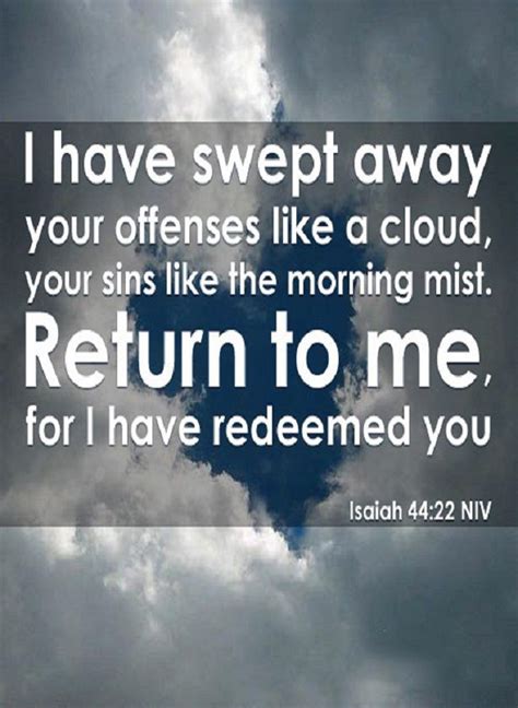 Pin On Isaiah 4422 I Have Swept Away Your Offenses Like A Cloud