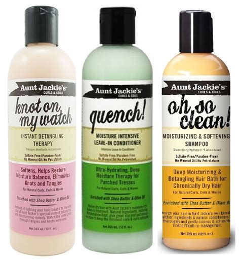 Aunt Jackie S Sulfate Free Trio Combo Oh So Clean Shampoo Knot On My