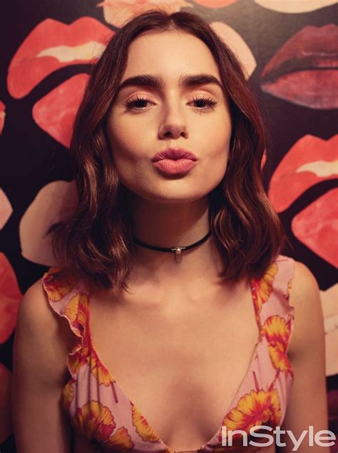 Lily Collins Photoshoot For Instyle Magazine Us 2017 • Celebmafia