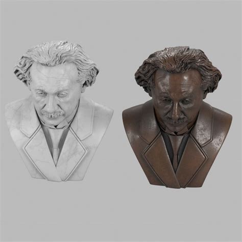 Decorative Bust Albert Einstein 3d Max