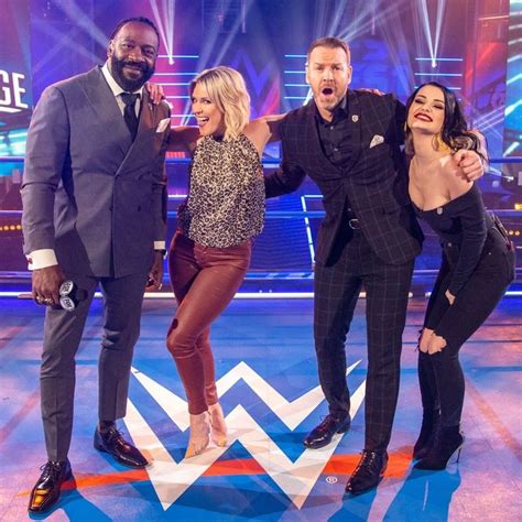 Booker T Renee Young Christian Cage And Paige
