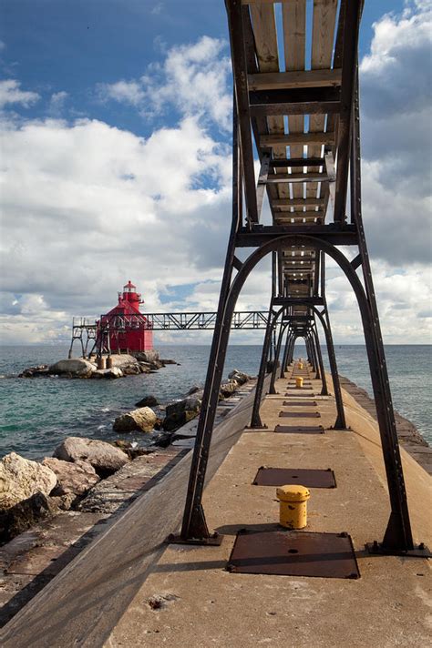 Little Red Lighthouse Photograph By Dan Leffel Fine Art America