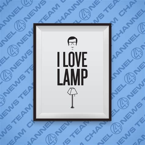 i love lamp funny art quotes anchorman printable download etsy