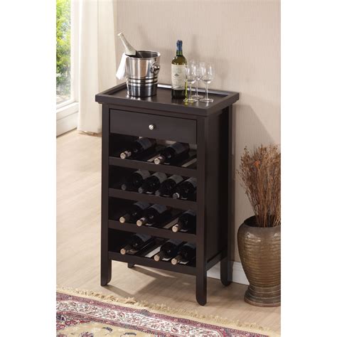 To ensure clear, reliable and easy to maintain system in rack cabinet, cables should be organized properly. This elegant dark brown wood wine cabinet fits many wine ...