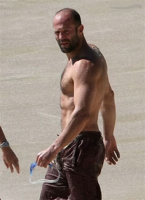 Jason Statham Caught Sunbathing Shirtless The Men Men
