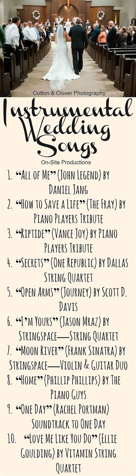 We've pulled together 100 popular wedding songs for your ceremony and reception. Pin by Alex Spiering on Planning for 2020 ♥ | Wedding ...
