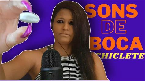 asmr sons de boca abafados e molhados 👅 mastigacao chiclete mouth sounds youtube