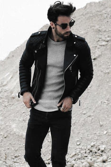 How To Wear A Leather Jacket For Men 50 Fashion Styles
