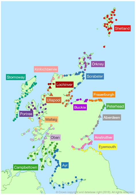 Annex 5 Districts And Ports In Scotland Scottish Sea Fisheries