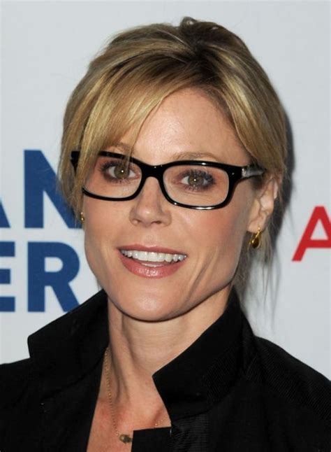 Celebrities Wearing Eyeglasses Julie Bowen In Black Acetate Sunglasses Julie Bowen Bowen