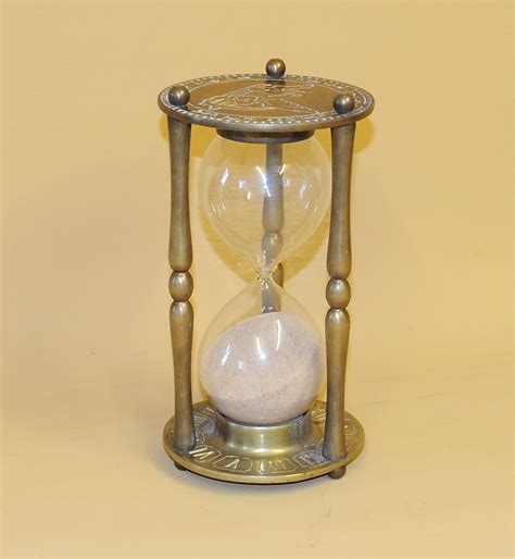 Antiques Atlas Huge Brass Hour Glass R3519