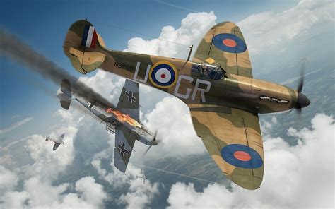 Raf Fighter Command Spitfire Ww2 Battle Of Britain 75th White Cliffs Of