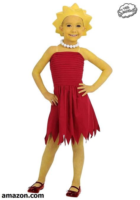 Child Lisa Simpson Costume Simpsons Costumes Halloween Costumes For