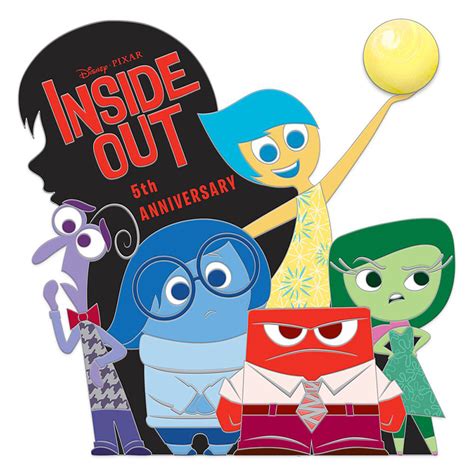 Disney Pin Inside Out 5th Anniversary Limited Edition