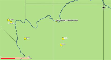 Grand Canyon Gis Mapping The Grand Canyon National Park Located By