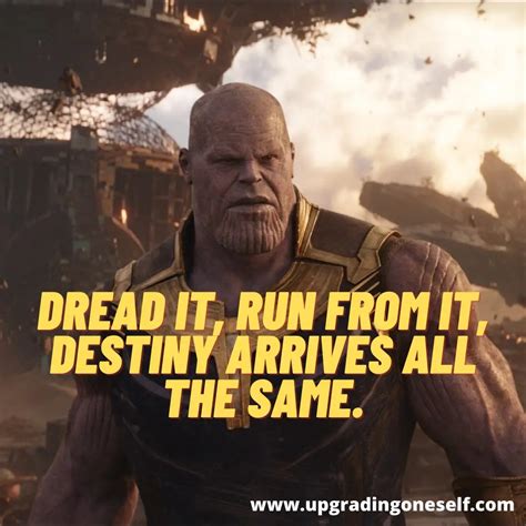 Top 12 Badass Quotes From The Mad Titan Thanos Upgrading Oneself