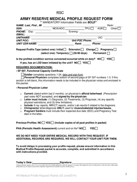 Army Profile Fill Out And Sign Online Dochub