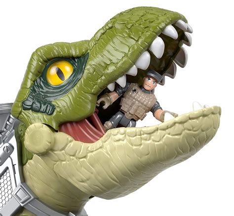 Fisher Price Jurassic World Imaginext Mega Mouth T Rex Figure Set Toywiz