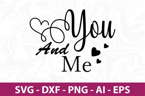 You And Me Svg By Orpitabd Thehungryjpeg