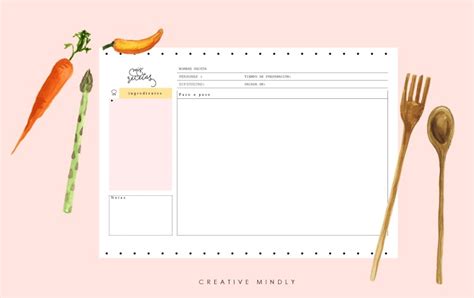 Plantillas Para Recetas En Word Image To U