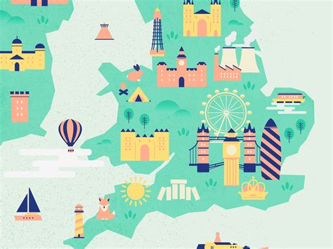 Illustrated Map By Simon Newby On Dribbble