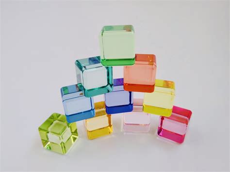 Translucent Color Cubes Set 100pcs Rover Education