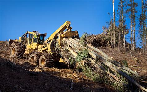 Steep Slope Logging Cable Assist Logging Tethered Logging Tigercat