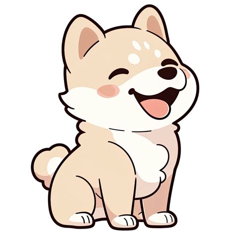 Cute Chibi Dog Clipart Ai Generative 33494556 Png