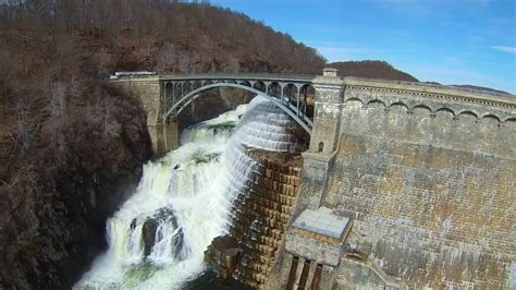 Aerial View Of Croton Dam At Croton Gorge Park Youtube