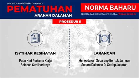 At the moment, online payments can only be made for. Norma Baharu (Covid 19) SOP Pergerakan Hari Perayaan ...