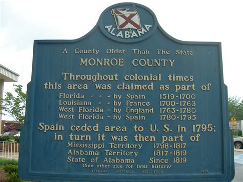 Monroe County Historic Marker Monroeville Alabama Jimmy Emerson