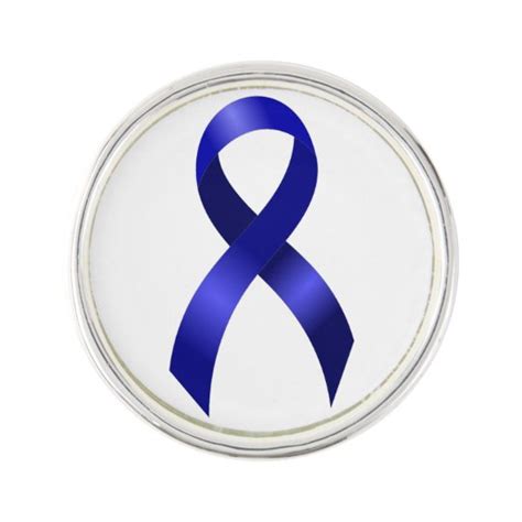 Colon Cancer Blue Ribbon Lapel Pin Uk