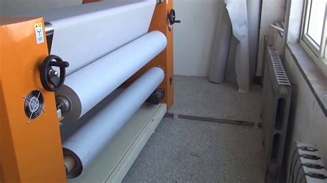The Roll To Roll Heat Transfer Printing Machine Working Video Youtube
