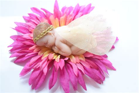 Ooak Miniature Clay Garden Fairy Baby Polymer Clay Fairy This Etsy